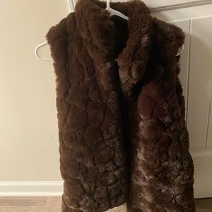 Womens fur vest